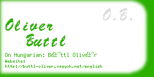 oliver buttl business card